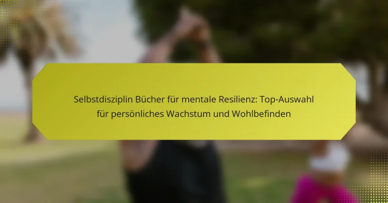 Selbstdisziplin Bücher für mentale Resilienz: Top-Auswahl für persönliches Wachstum und Wohlbefinden