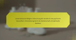 Universalistische Religion: Erforschung der Vorteile für die psychische Gesundheit, Unterstützung durch die Gemeinschaft und spirituelle Resilienz